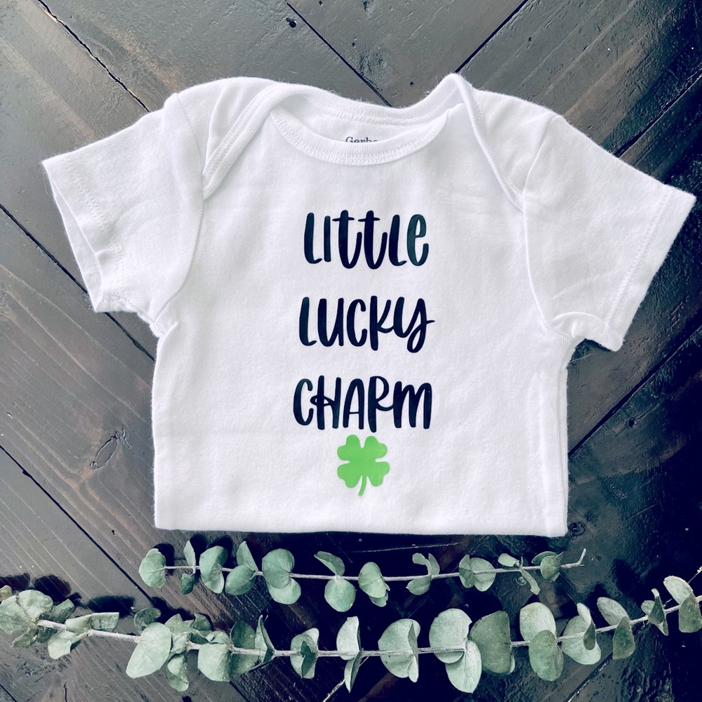Little lucky charm custom baby onesie | St Patty’s day baby onesie